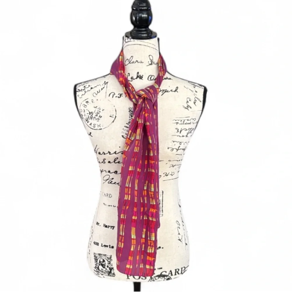 100% Silk Scarf Excellent Condition